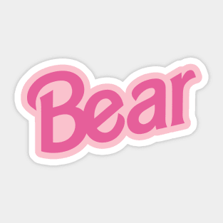 Bear Sticker
